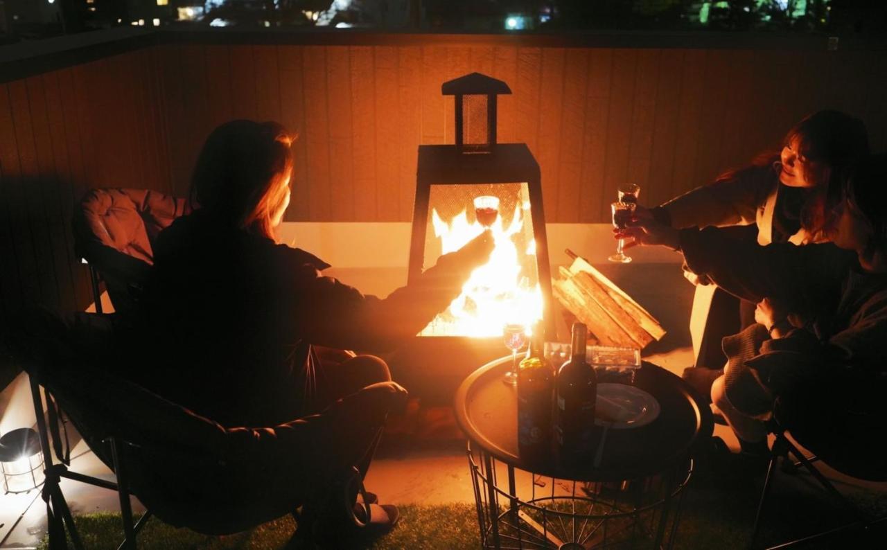 ヴィラ山間堂premier Garden Villa Bbq Bonfire Fuji View Annovillas Sankando Fujikawaguchiko Exterior foto